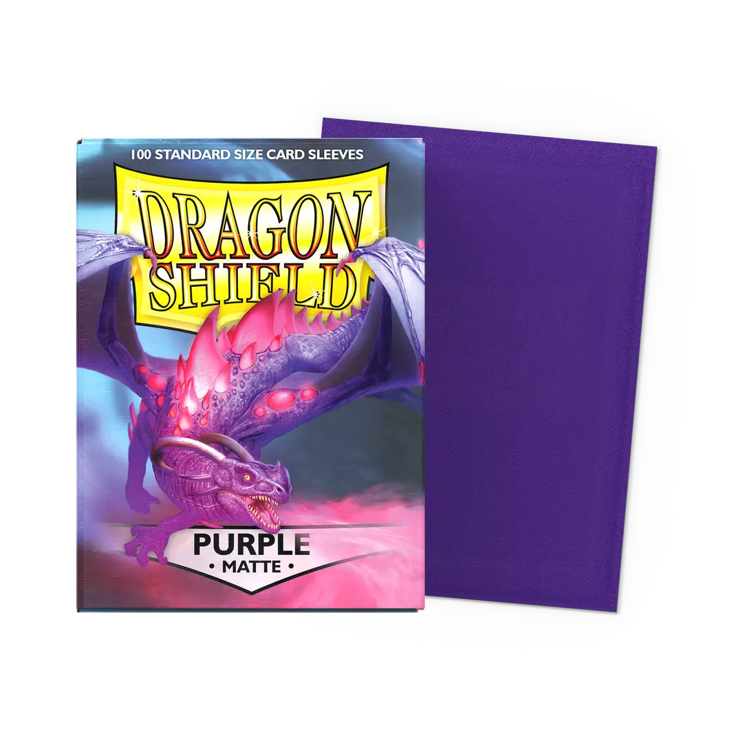 DRAGON SHIELD 100CT BOX MATTE PURPLE