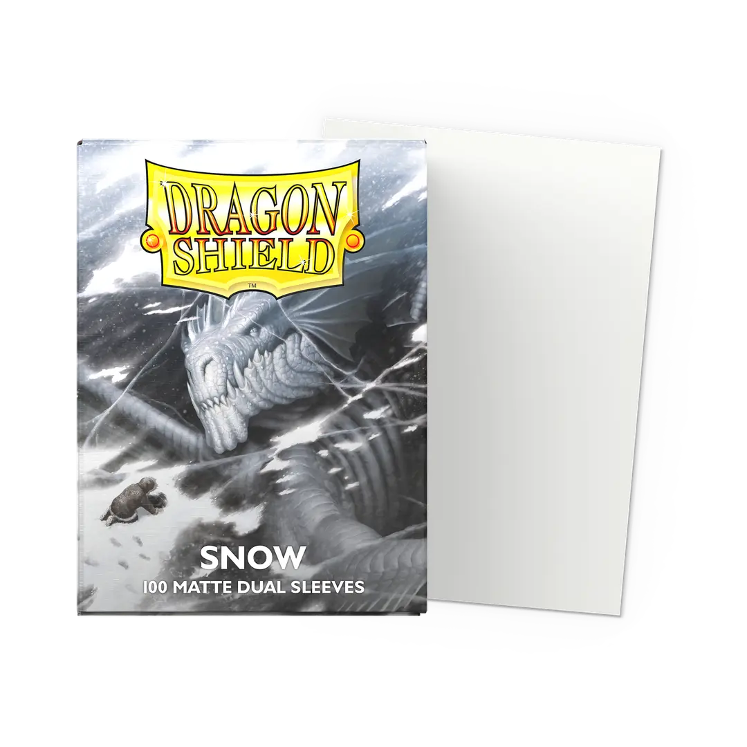 Dragon Shield - Snow - Matte Dual Sleeves - Standard Size