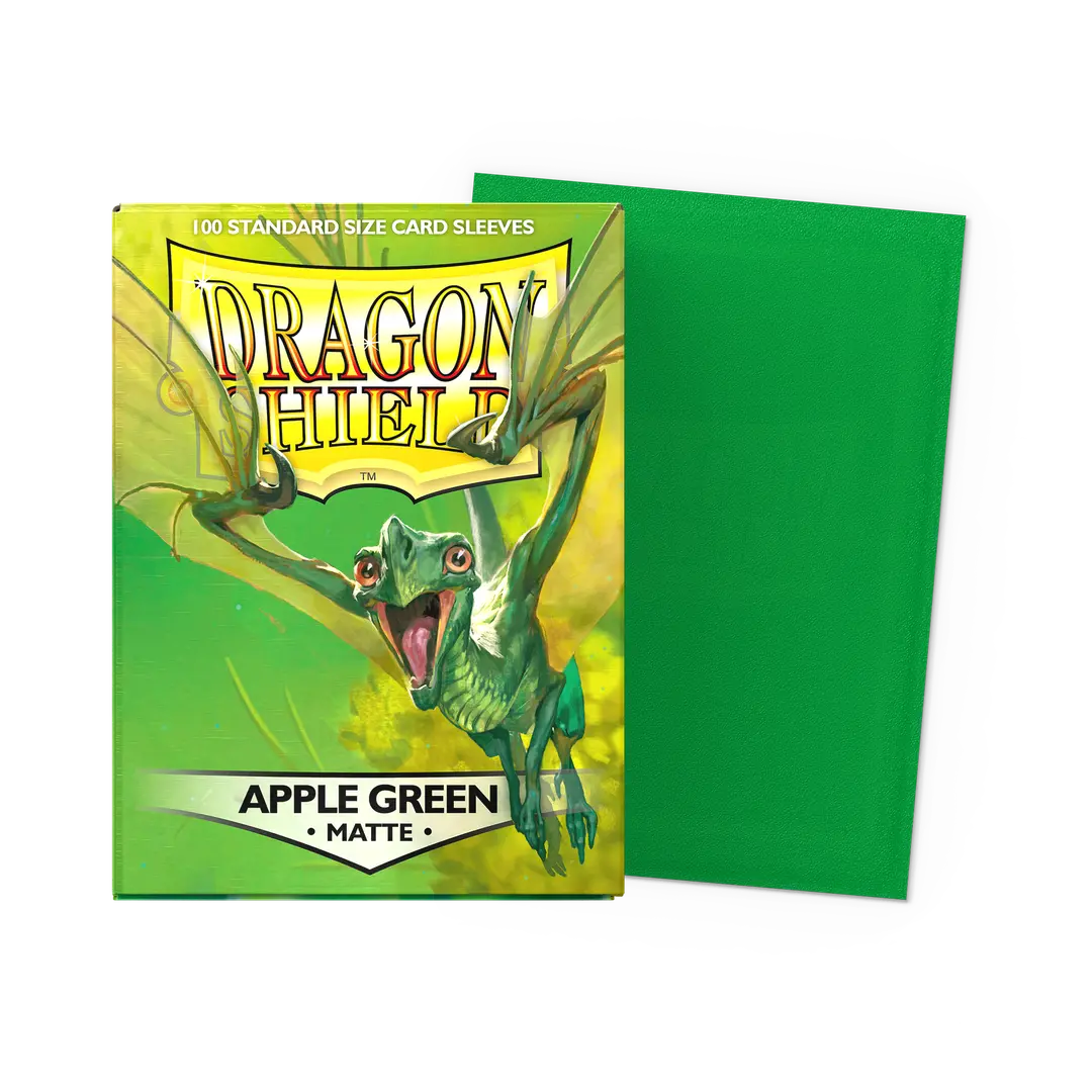 Dragon Shield Sleeves: Standard- Matte Apple Green (100 ct.)