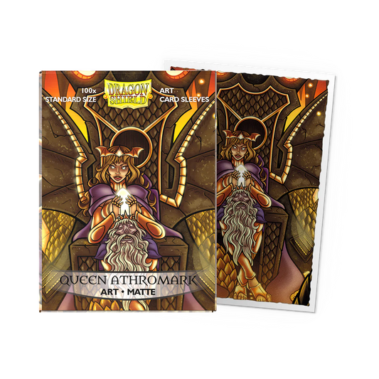 Dragon Shield Sleeves: Standard Matte Art - Queen Athromark, Portrait 100CT