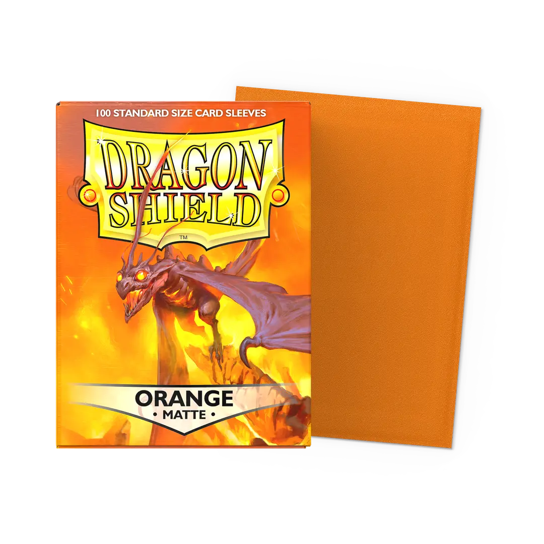 Dragon Shield Sleeves: Standard- Matte Orange (100 ct.)