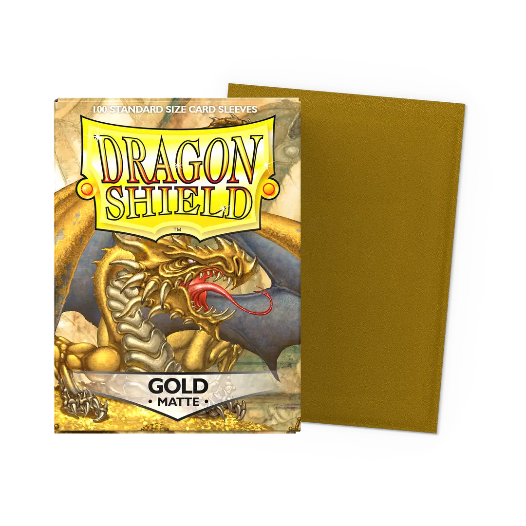 Dragon Shield Sleeves: Standard- Matte Gold (100 ct.)