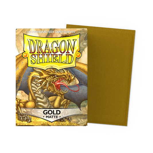 Dragon Shield Sleeves: Standard- Matte Gold (100 ct.)