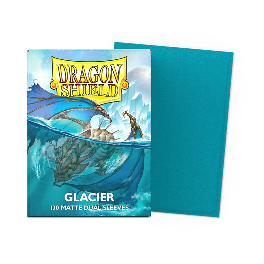 DRAGON SHIELD 100CT BOX DUAL MATTE GLACIER MINIO