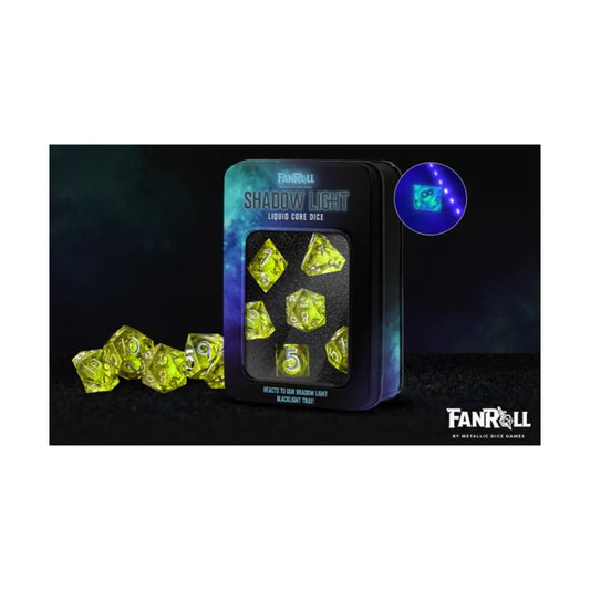 FanRoll- 7-Die Set Liquid Core: Shadow Light UV Reactive